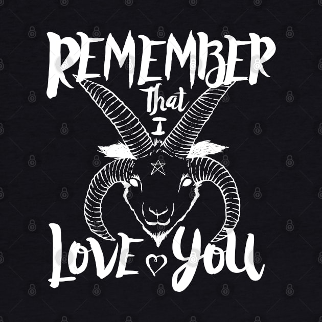 Remember That I Love You by LadyMorgan